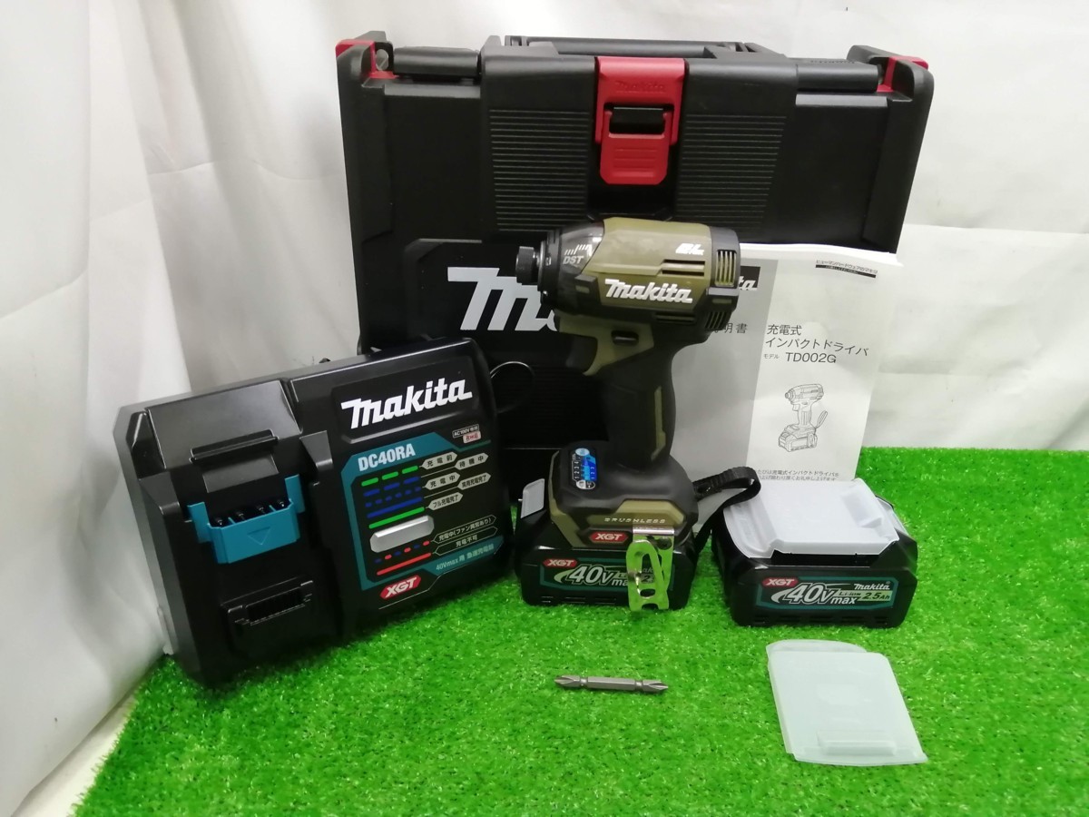 未使用品 makita マキタ 40Vmax 充電式インパクトドライバ 2.5Ah