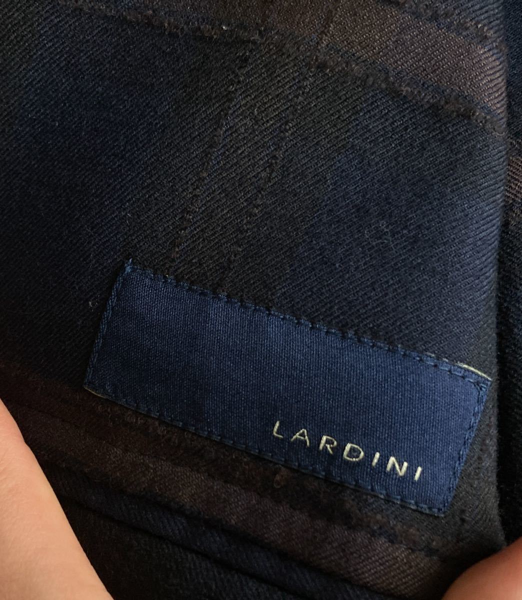 LARDINI ラルディーニ 44 テーラードジャケット ネイビー系 ウール