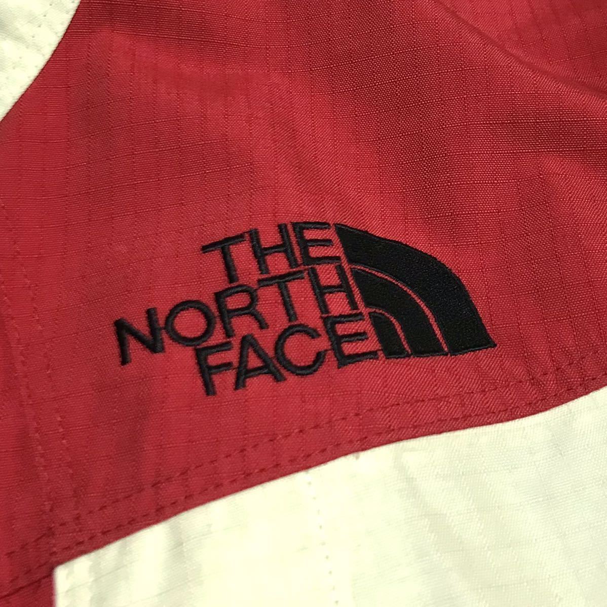 【レア】90s THE NORTH FACE CORDURA PLUS GORE-TEX JACKET ノースフェイス ゴアテックスマウンテンジャケット メンズL 赤白 ヴィンテージ_画像5