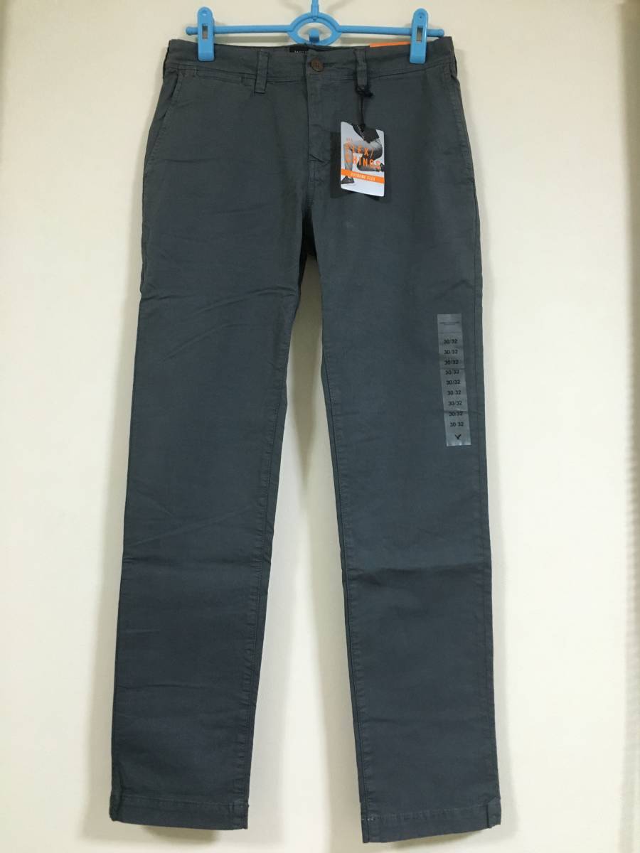  sale! remainder barely regular goods genuine article new goods American Eagle Flex slim chinos AMERICAN EAGLE Silhouette beautiful legs length effect tremendous! 30×32