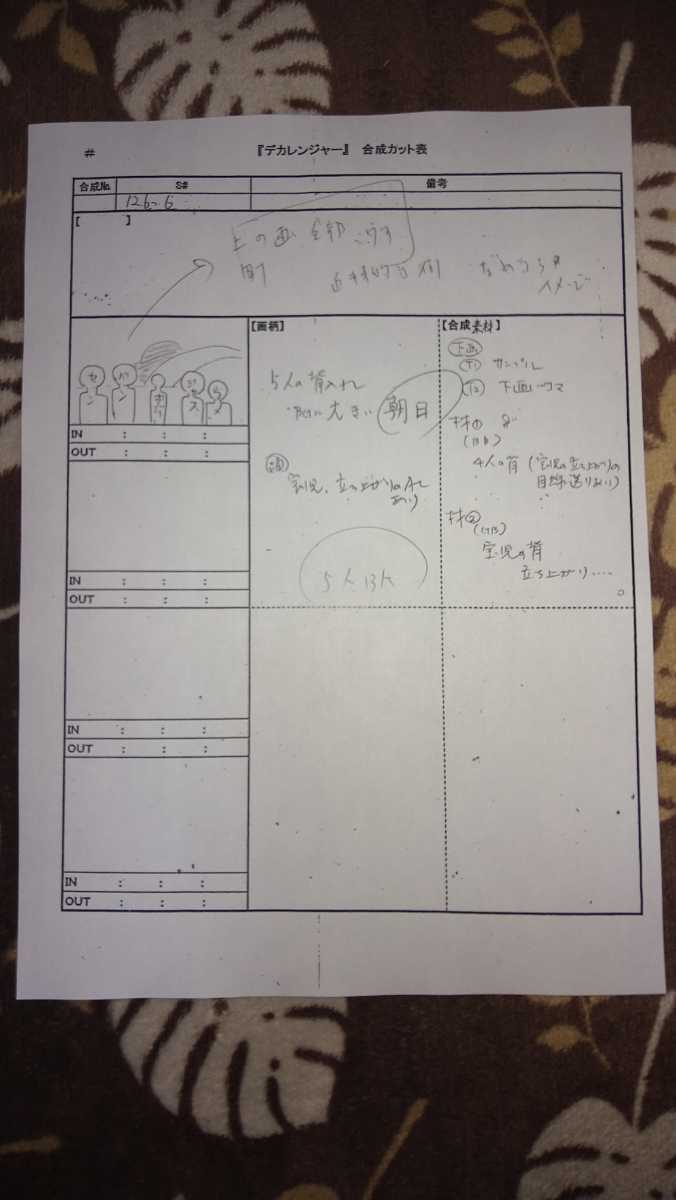 特捜戦隊デカレンジャー 設定資料 絵コンテ 【検索】企画書 台本 シナリオ 脚本 機界戦隊ゼンカイジャー 暴太郎戦隊ドンブラザーズ 8