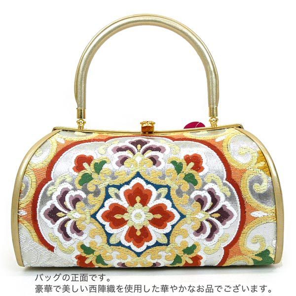 高質 草履バッグセット 厚底 振袖用 Mサイズ zb-074 バック 成人式