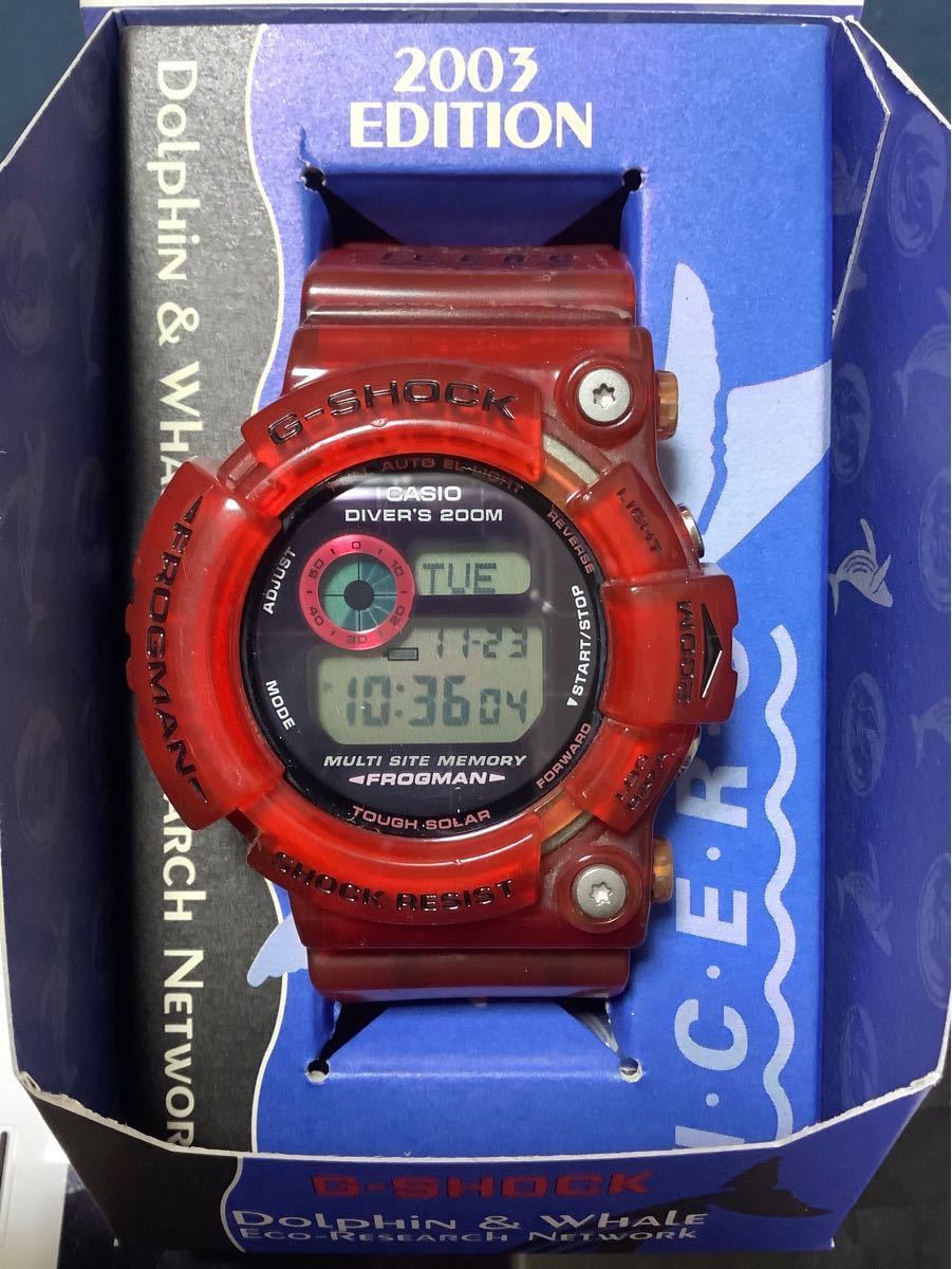 g-shock gw-203k イルクジフロッグマン　クリアレッド　本体のみ