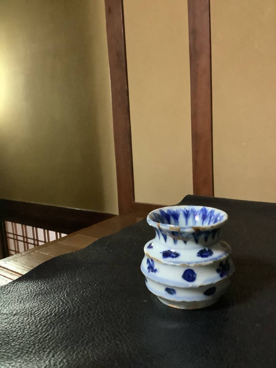 クリアランス売り出し 李朝 伊万里 呉須 小壺 詳細不詳 クリアランス売り出し 李朝 伊万里 呉須 小壺 詳細不詳