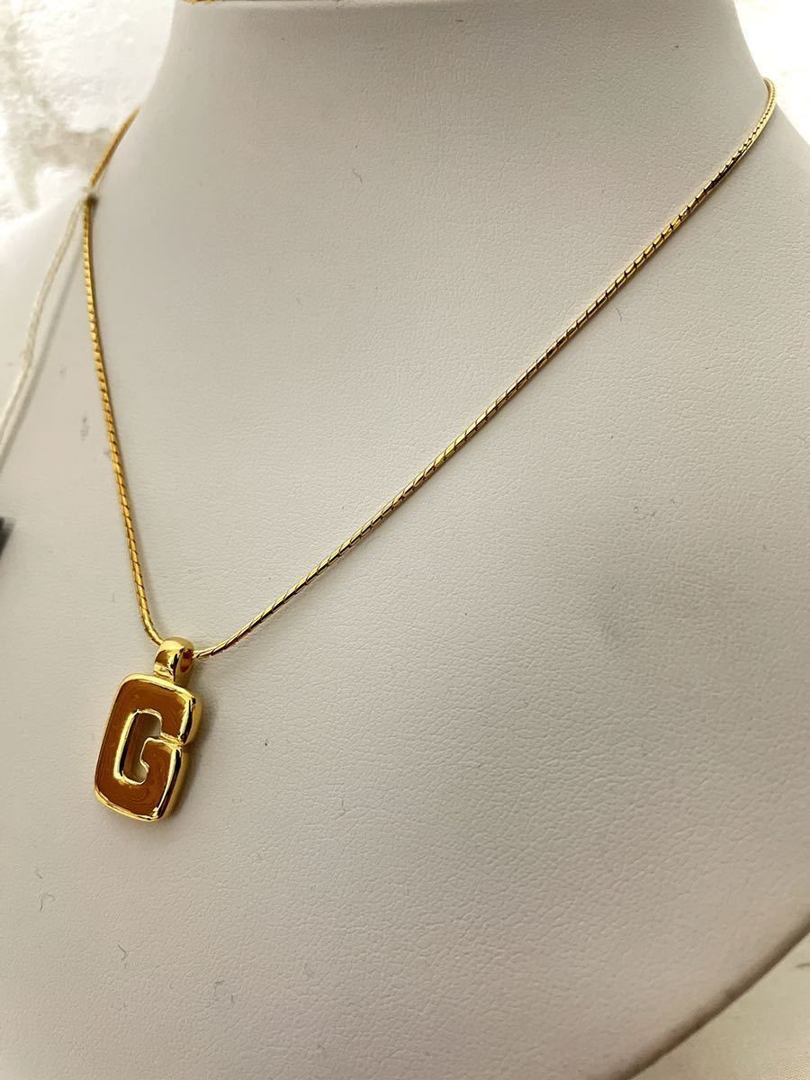 ジですが GIVENCHY - 美品☆ GIVENCHY ネックレス ヴィンテージ G ロゴ