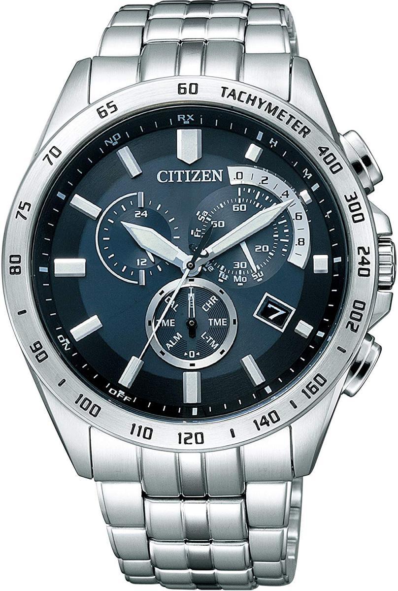 日本初の シチズン CITIZEN AT3000-59L クロノグラフ アラーム付