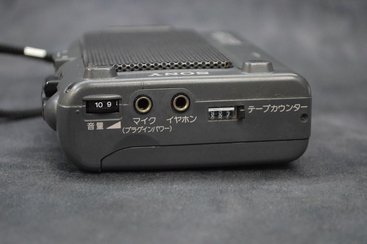 (NK☆) SONY TCM-59 カセット コーダー 通電OK ダブル スピーカー sony ソニー テープ ヴィンテージ コレクション 再生 録音 スピードの画像8