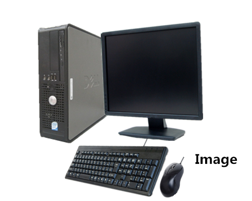 ポイント5倍 中古パソコン Windows XP Pro搭載 19インチ液晶セット DELL Optiplex シリーズ Core i5/4G/新品SSD 960GB/DVD-ROM_画像1