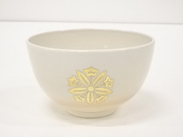 5882548: 京焼 橋本紫雲造 金彩寺紋茶碗(共箱) - www.alroeya
