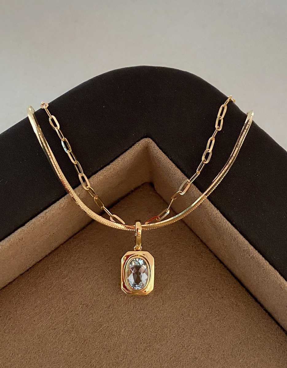 アクアマリンペンダントトップk18(¥25,800) dofeli.com