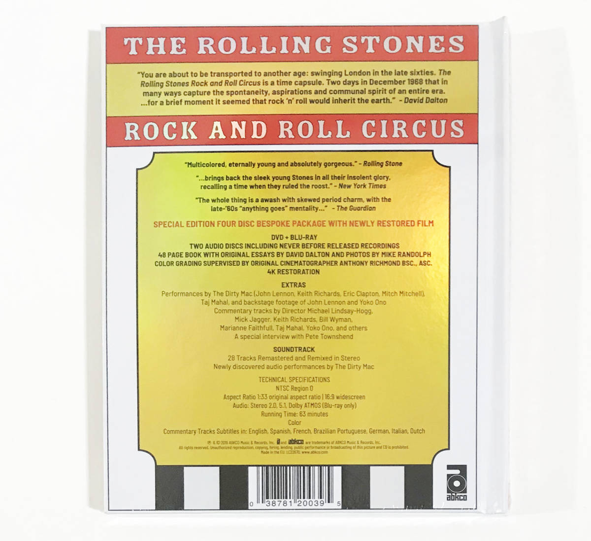 [ бесплатная доставка!]The Rolling Stones The * low кольцо * Stone z[Rock And Roll Circus] импорт BD+DVD+2CD John * Lennon участие 
