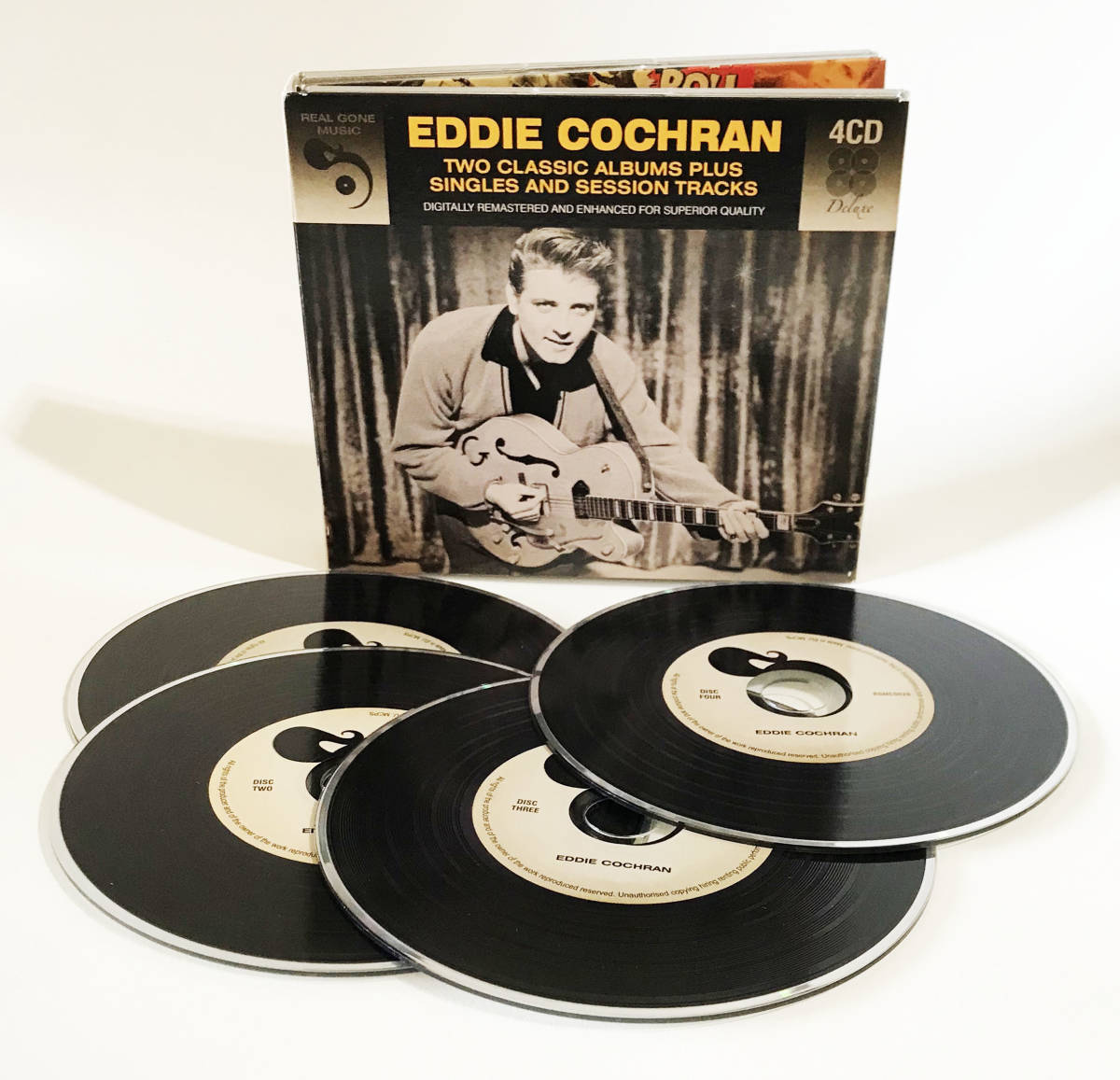 スマートレター発送限定 Eddie Cochran エディ コクラン 99曲収録 4CD 2 Plus Classic Session And Tracks 本物保証! Singles 無料発送 Albums