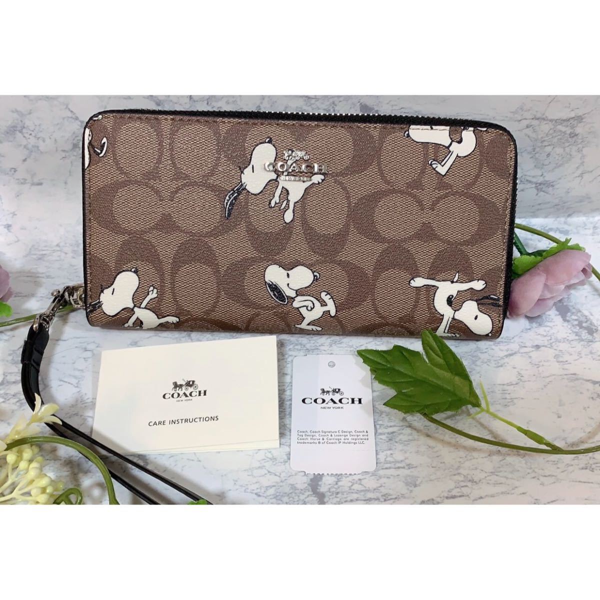 COACH コーチ 長財布 正規品 新品 未使用 大人気 スヌーピー