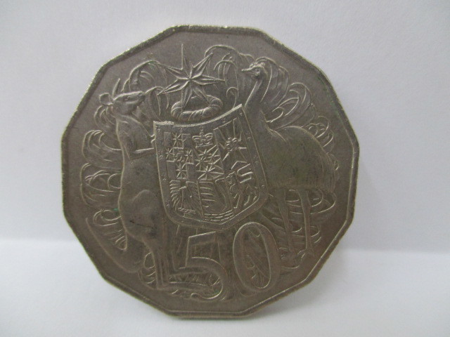 【外国銭】オーストラリア 50セント 1980年 コイン 硬貨 1枚