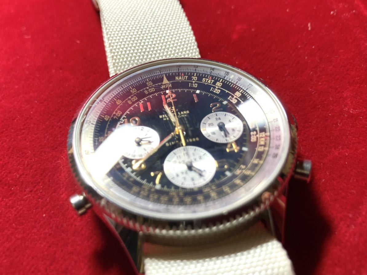 Helmut Lang ヘルムートラング 初期 本人期 シチズン 限定 MinuteRepeater ミニッツリピーター 高級 アナログ クロノグラフ 腕時計 CITIZEN