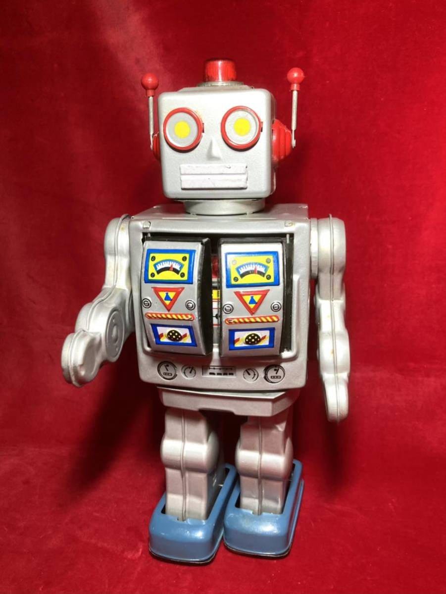 昭和レトロ 堀川玩具 ブリキ 電動 ロボット ロボ スターストライダー 