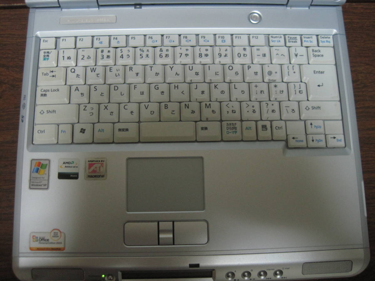 レトロゲーム向け Win 98 + XP FMV-BIBLO NB55G 富士通 レトロゲーム向け Win 98 + XP FMV-BIBLO NB55G 富士通