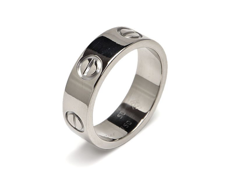 ヤフオク! - カルティエ ラブリング #50 9.5号 K18WG 新品...