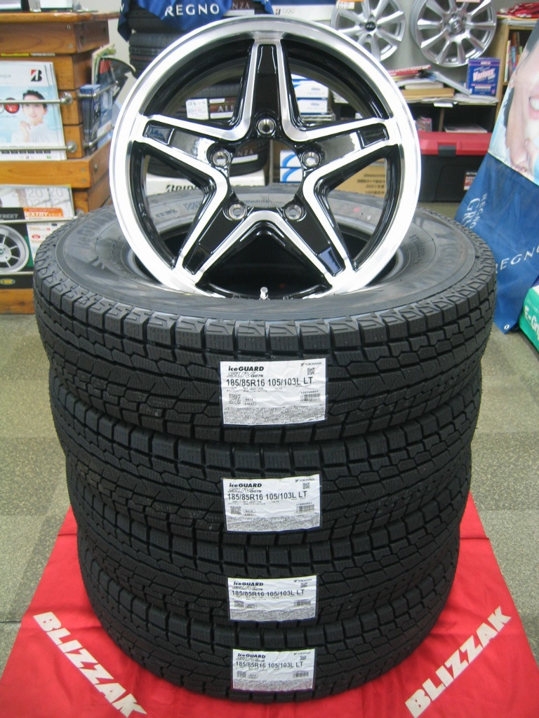 ジムニー ヨコハマ スタッドレス アイスガード SUV G075 185/85R16 185