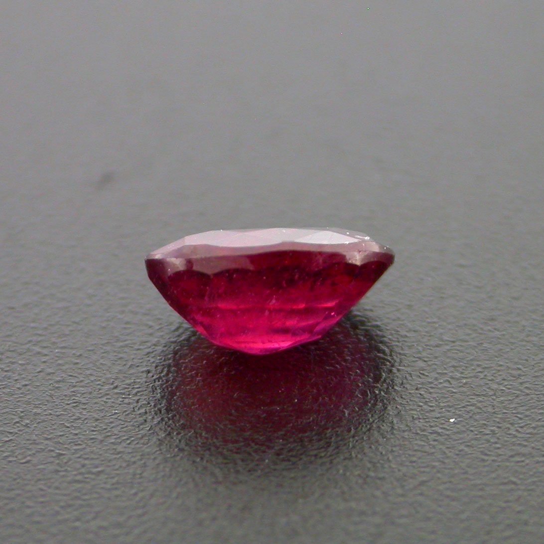 M1264[BSJD] натуральный ko Random + свинец стекло рубин + свинец стекло 1.082ct 6.98×5.12×3.40mm разрозненный центр драгоценнный камень изучение место so-ting имеется 