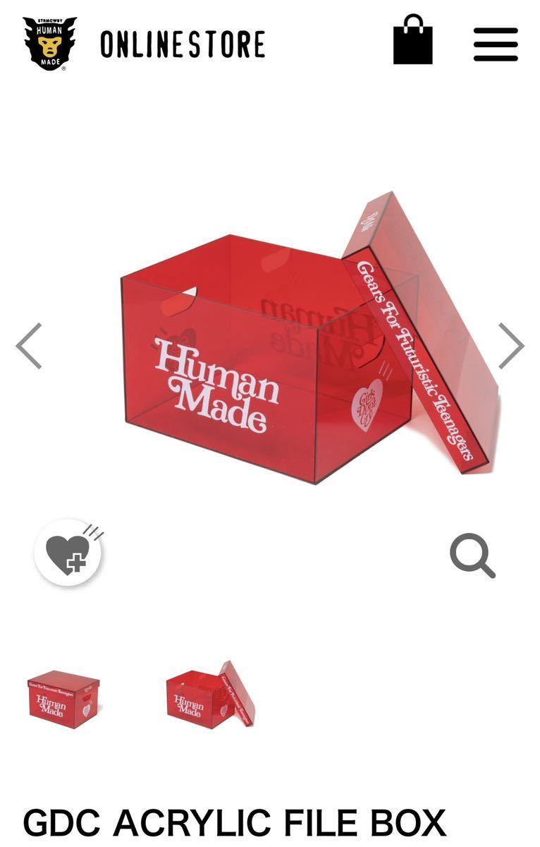HUMAN MADE verdy GDC ACRYLIC FILE BOX NIGO アクリルボックス Girls
