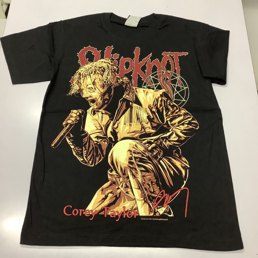 SR9A2. バンドTシャツ Mサイズ　SlipknoT ⑩ スリップノット　Corey Taylor コリィテイラー_画像1