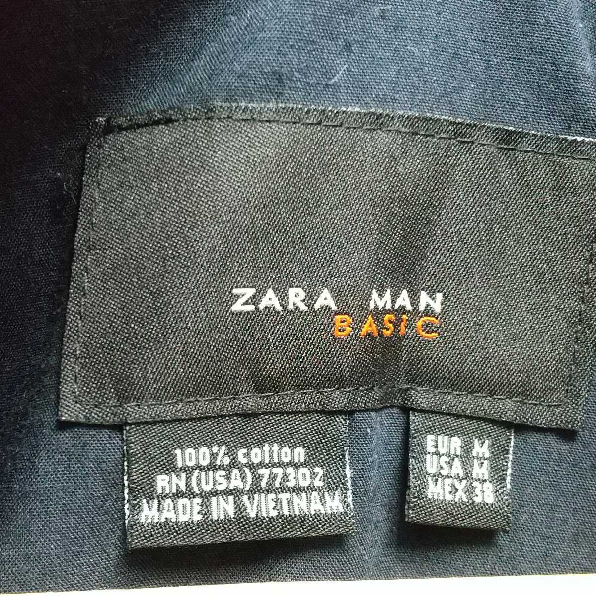 ZARA MAN ザラ メンズ ジャケット Lサイズ相当 ネイビー ミリタリージャケット ZARAMAN メンズ アウター 送料無料｜PayPayフリマ