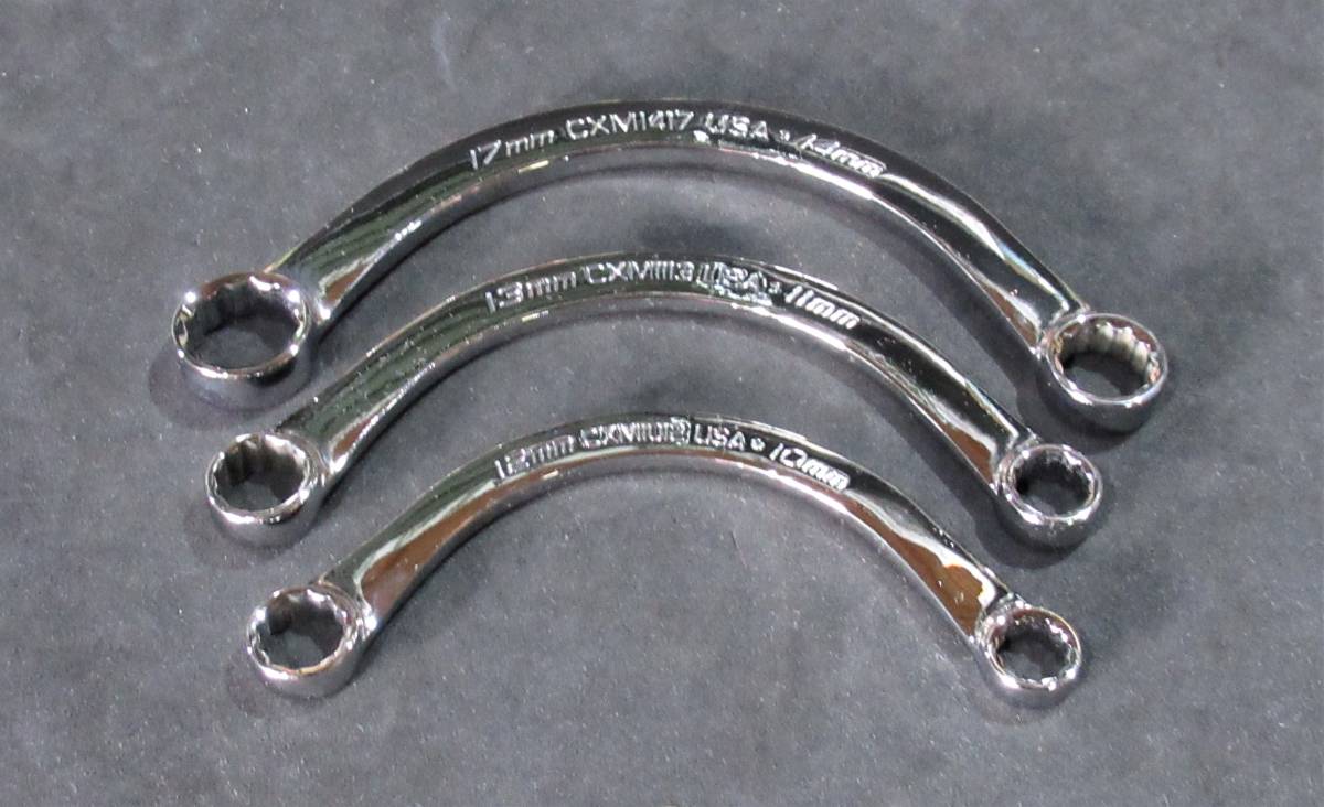 スナップオン ハーフムーンレンチ CXM 3本セット gastech.com.tr