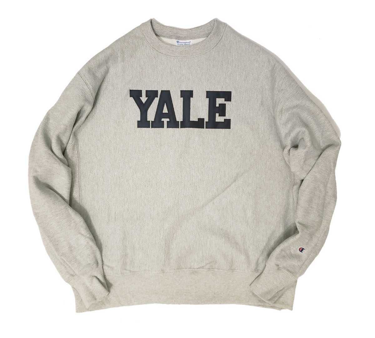 耐熱 二層 足あとぐらす (M) USA製 Champion イェール大学 タグ付き未使用品 リバースウィーブXL 美品『YALE UNIVERSITY イェール大学』パーカー サイズM