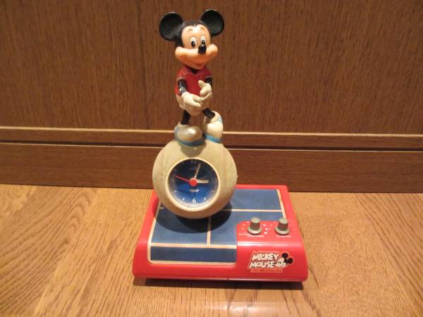 ミッキーマウス 時計 ラジオ ＴＯＭＹ 日本製_画像1