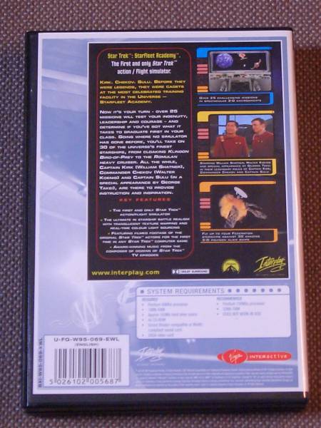 Star Trek Starfleet Academy (Interplay U.K.) PC CD-ROM_画像2