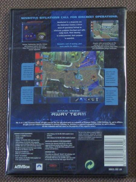 Star Trek Away Team (Activision) PC CD-ROM_画像2
