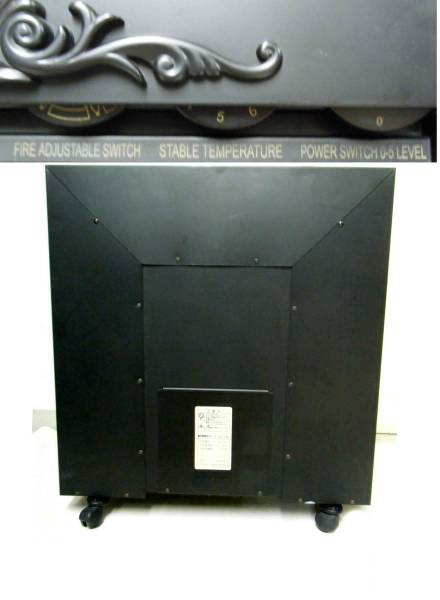 サンソニック　暖炉調電気ストーブ　電気温風ヒーター　SDF-15BW_画像3