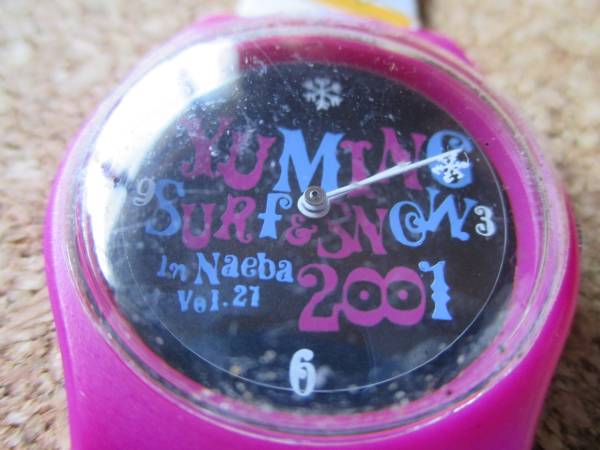  wristwatch [YUMING SURF&SNOW in Naeba 2001 Vol.21] You min Matsutoya Yumi seedling place ski place waste version ultra rare unused 