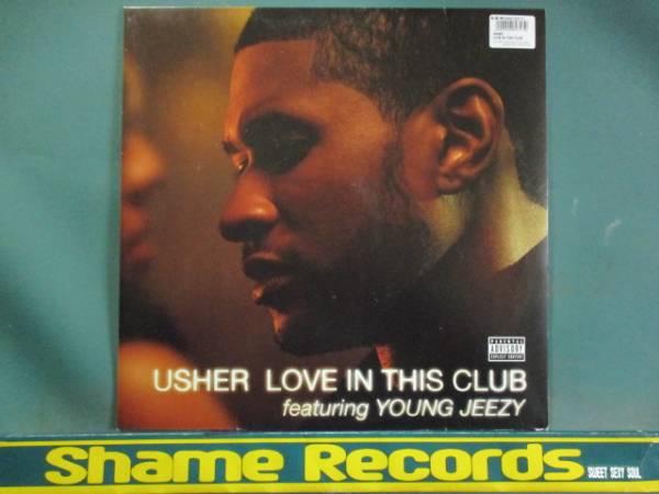 Usher ： Love In This Club FT Young Jeezy // 5点で送料無料 12''_画像1