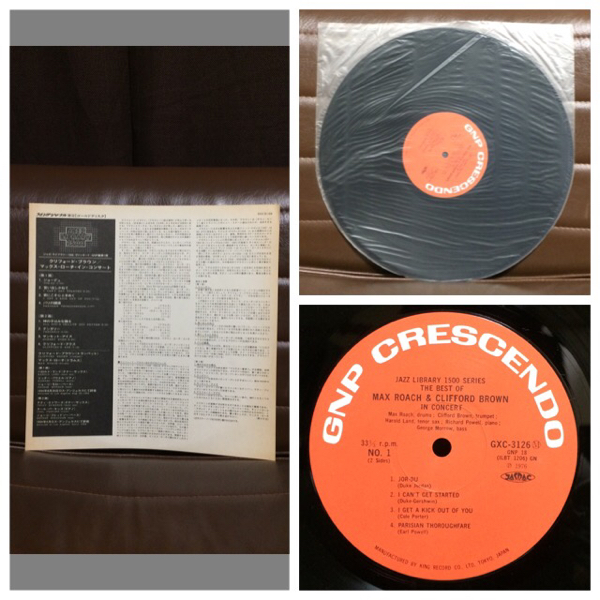 CLIFFORD BROWN クリフォード ブラウン MAX ROACH IN CONCERT レコード LP_画像3
