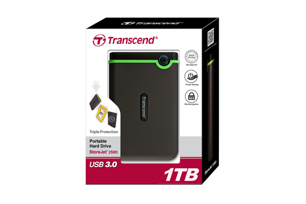  new goods Transcend attached outside portable HDD 1TB USB3.0 correspondence TS1TSJ25M3S( old model TS1TSJ25M3. evolution version. )