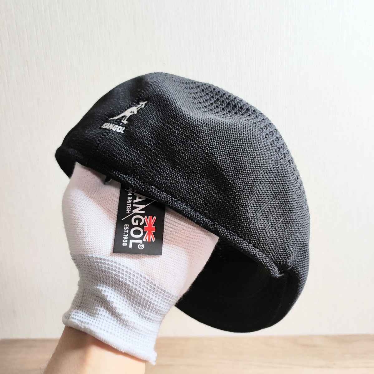 カンゴール ベレー帽 ブラック KANGOL 韓国 - ハンチング