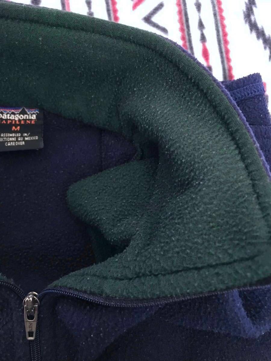 かわいい! パタゴニア Patagonia フリース メキシコ製 ネイビーS