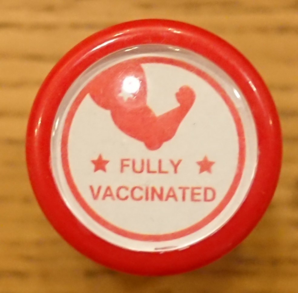 2021 フィジー COVID-19 コロナウイルスワクチン瓶型 1ドル 2オンス 銀メッキ貨 ワクチンパスポート形品質保証書付き