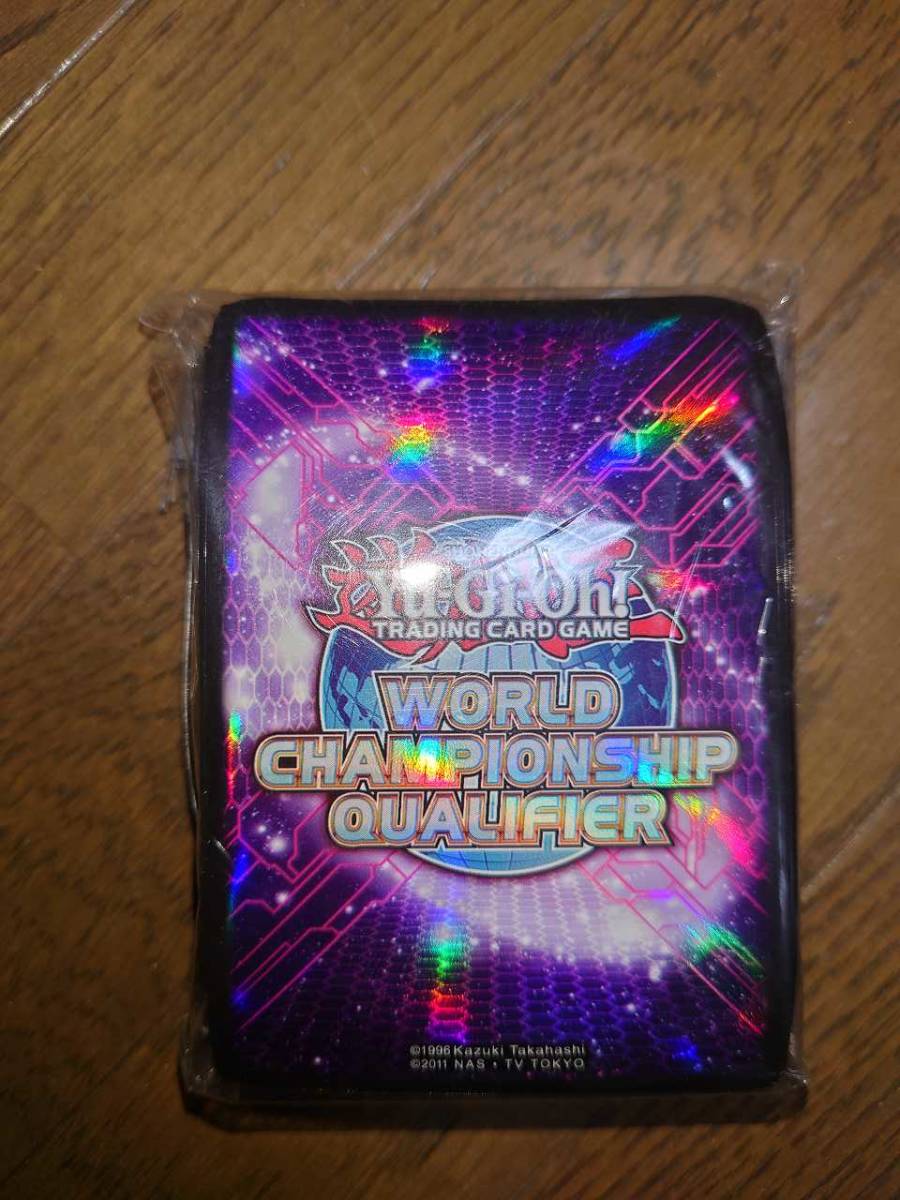 未開封 遊戯王 World Championship Qualifier 2014 スリーブ WCQ 紫