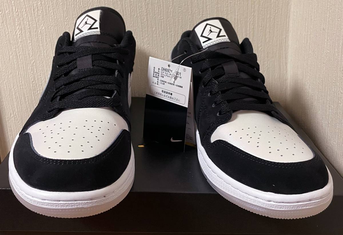 新品 AIR JORDAN 1 LOW SE DIAMOND OMEGA 27cm ジョーダン BRED TOE