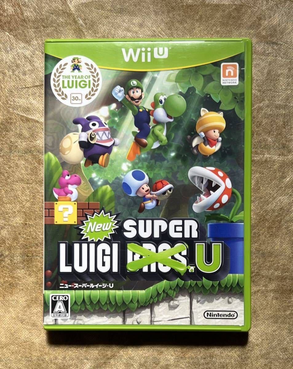 【動作確認画像有り】 WiiU New スーパールイージ U New SUPER LUIGI U ニンテンドー ウィーユー 任天堂 ゲームソフト カセット