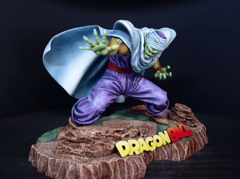 ドラゴンボール ピッコロ フィギュア リペイント ロゴ入り台座制作