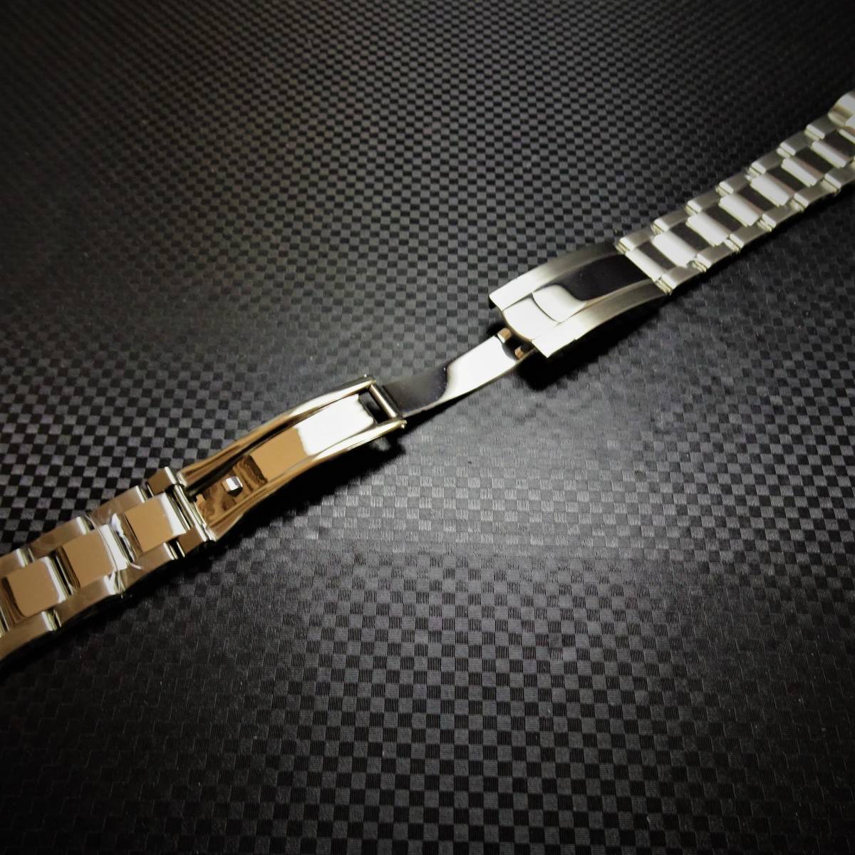 〓弓菅型20mmメタル腕時計バンド〓ステンレススチールオイスターブレスレット　ツートンサブマリーナクラス　メカニカル　OEM製_画像9