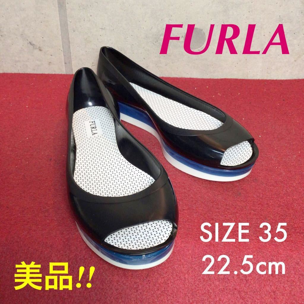 A-132 FURLA フルラ オープントゥパンプス サンダル イタリア製!箱無し!