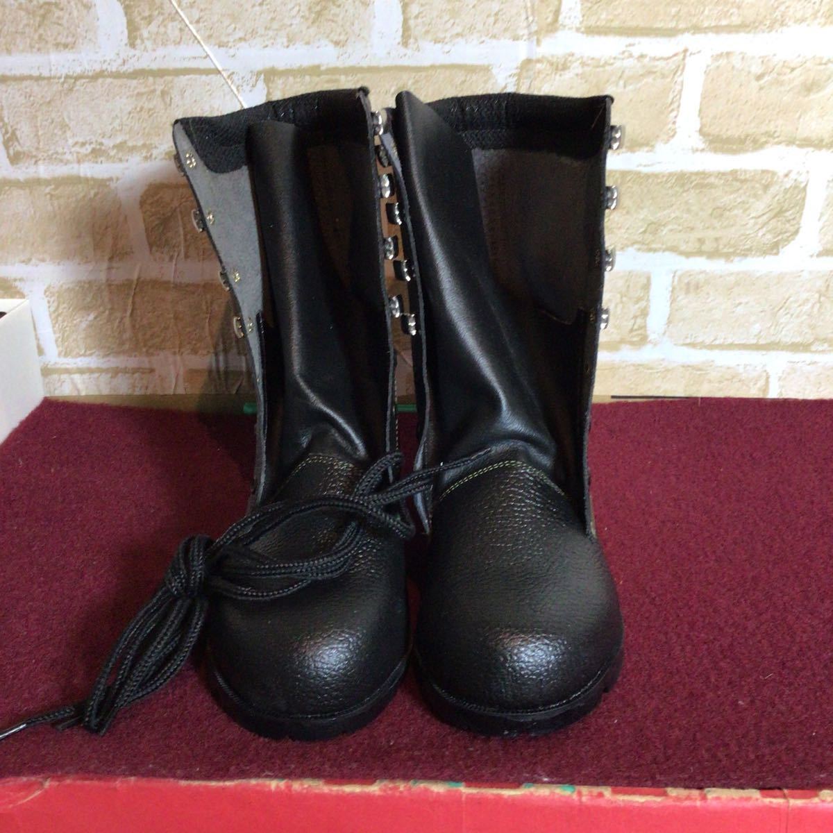 [ selling out! free shipping!]A-172 ①AIZEX!23.5cmEEE! safety shoes!AS28! length compilation on shoes! black!JIS standard! work shoes! braided up! new goods! unused! box equipped!