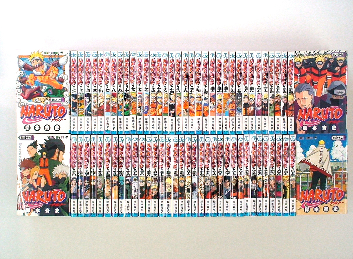 岸本斉史 Naruto ナルト 全72巻 何点買っても本州送料一律 全巻セット 売買されたオークション情報 Yahooの商品情報をアーカイブ公開 オークファン Aucfan Com