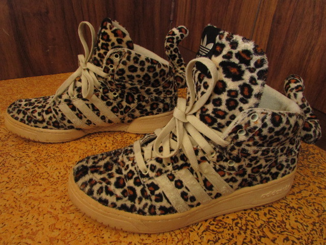 adidas Originals by JEREMY SCOTT アディダス オリジナルス ジェレミースコット レア スニーカー 豹柄 ヒョウ柄 レオパード 動物 尻尾