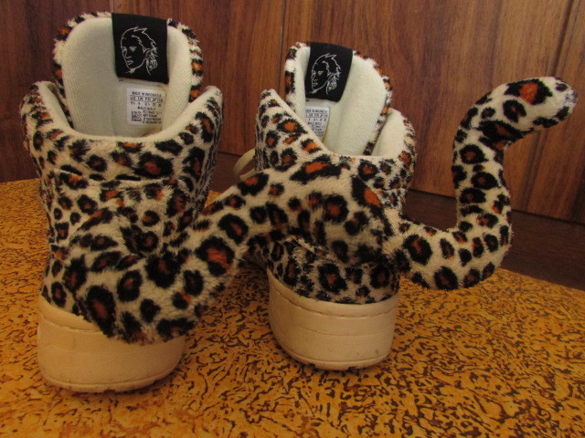 adidas Originals by JEREMY SCOTT アディダス オリジナルス ジェレミースコット レア スニーカー 豹柄 ヒョウ柄 レオパード 動物 尻尾